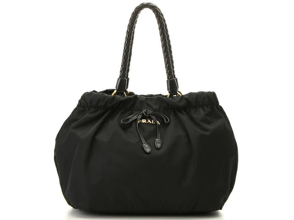 Prada Tessuto shoulder bag black